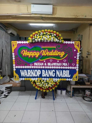 Papan Bunga di Universitas Pelita Harapan