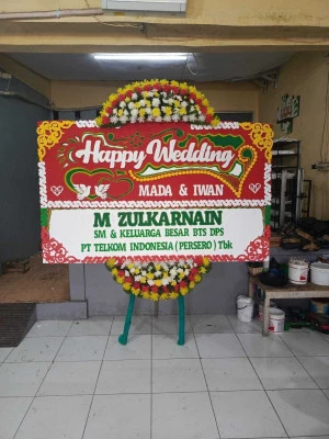 Papan Bunga di Universitas Pelita Harapan