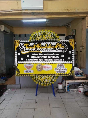 Papan Bunga di Universitas Pelita Harapan